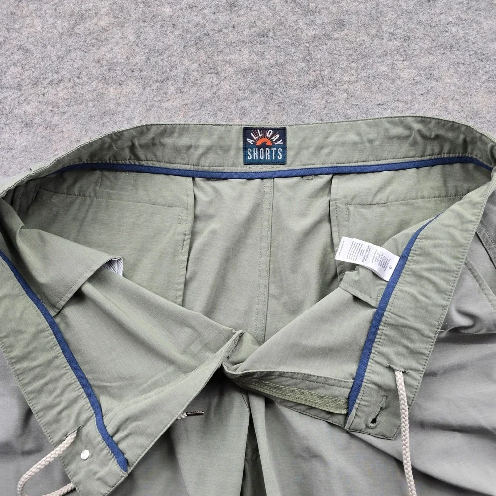 Faherty All Day Shorts Mens 38 Sage Green 7 Inseam Hybrid Stretch Quick Dry Swim